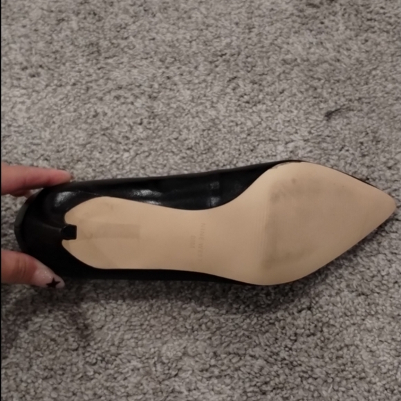 Nine West Black Heels with Ribbon Accent - Picture 5 of 6